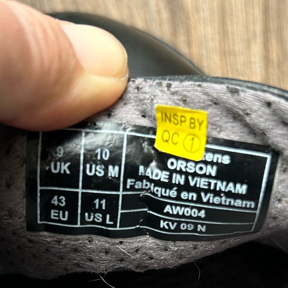 Dr. Martens Orson Black Leather Slip On Shoes | 10 - Picture 11 of 14